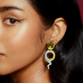 Naag Drop Earrings - Anisha Parmar Studio