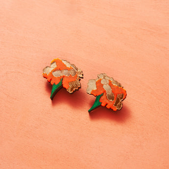 Marigold Studs Large - Anisha Parmar London