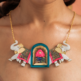 Haathi Doorway Statement Necklace - Anisha Parmar London