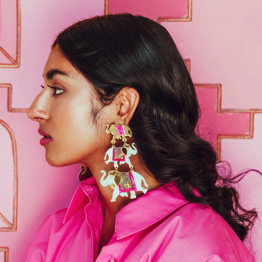 Layered Haathis - Anisha Parmar London