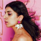 Haathi Drop Earrings - Anisha Parmar London