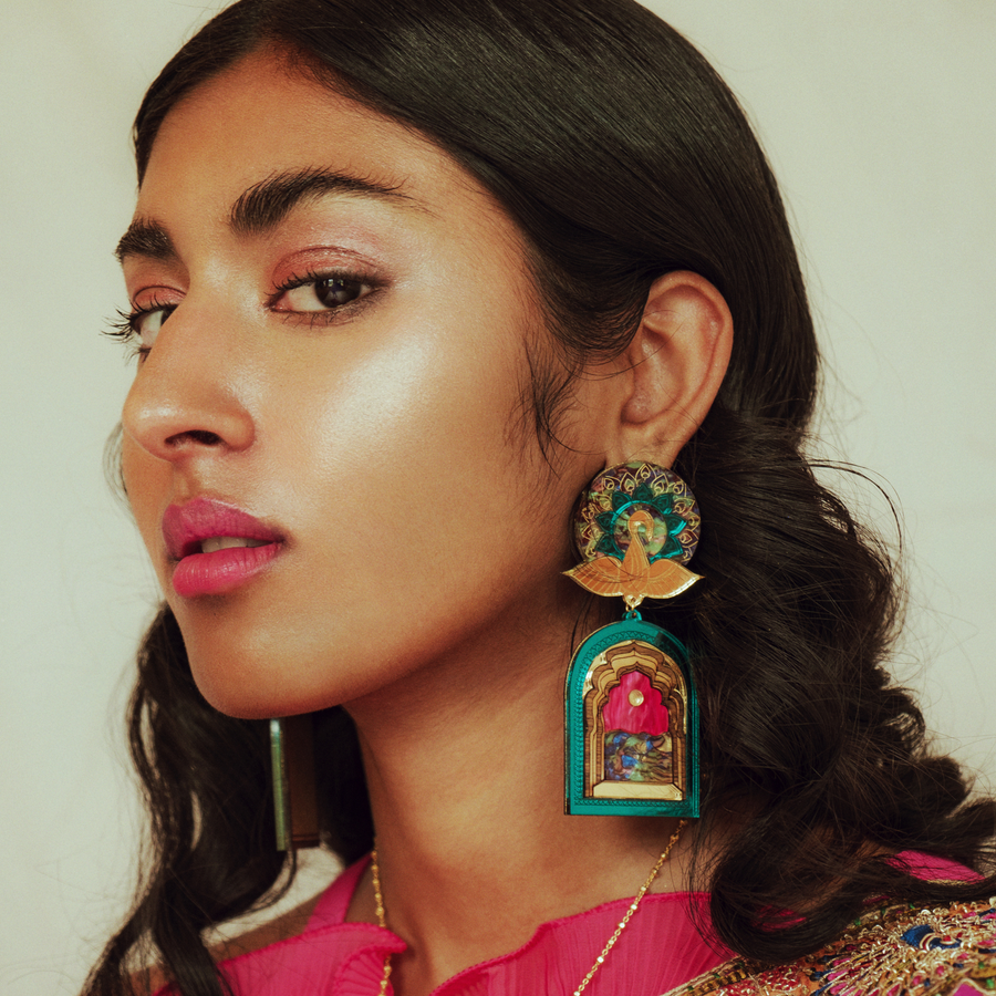 Mor Doorway Earrings - Anisha Parmar London