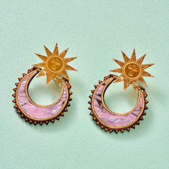 Sun Chand Earrings - Anisha Parmar London