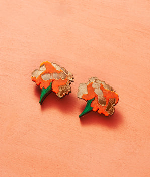 Marigold Studs Large - Anisha Parmar London