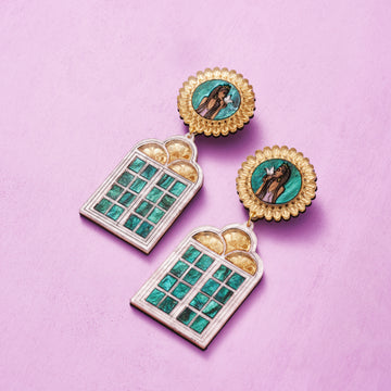 Paradise Statement Earrings - Anisha Parmar London