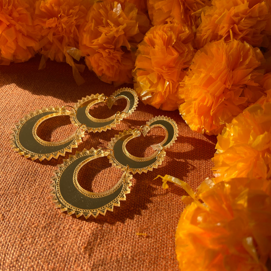 Layered Chand Earrings - Anisha Parmar London