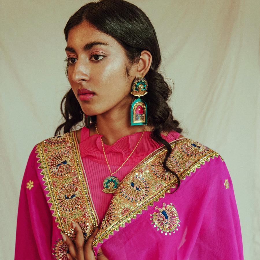 Mor Doorway Earrings - Anisha Parmar London