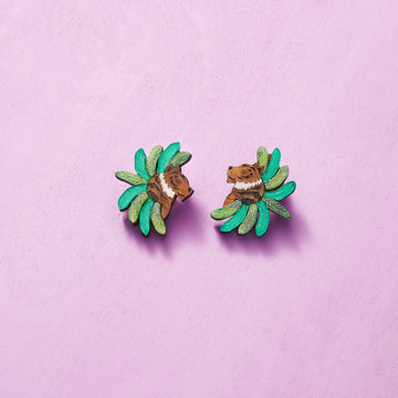 Sher Palm Studs - Anisha Parmar London