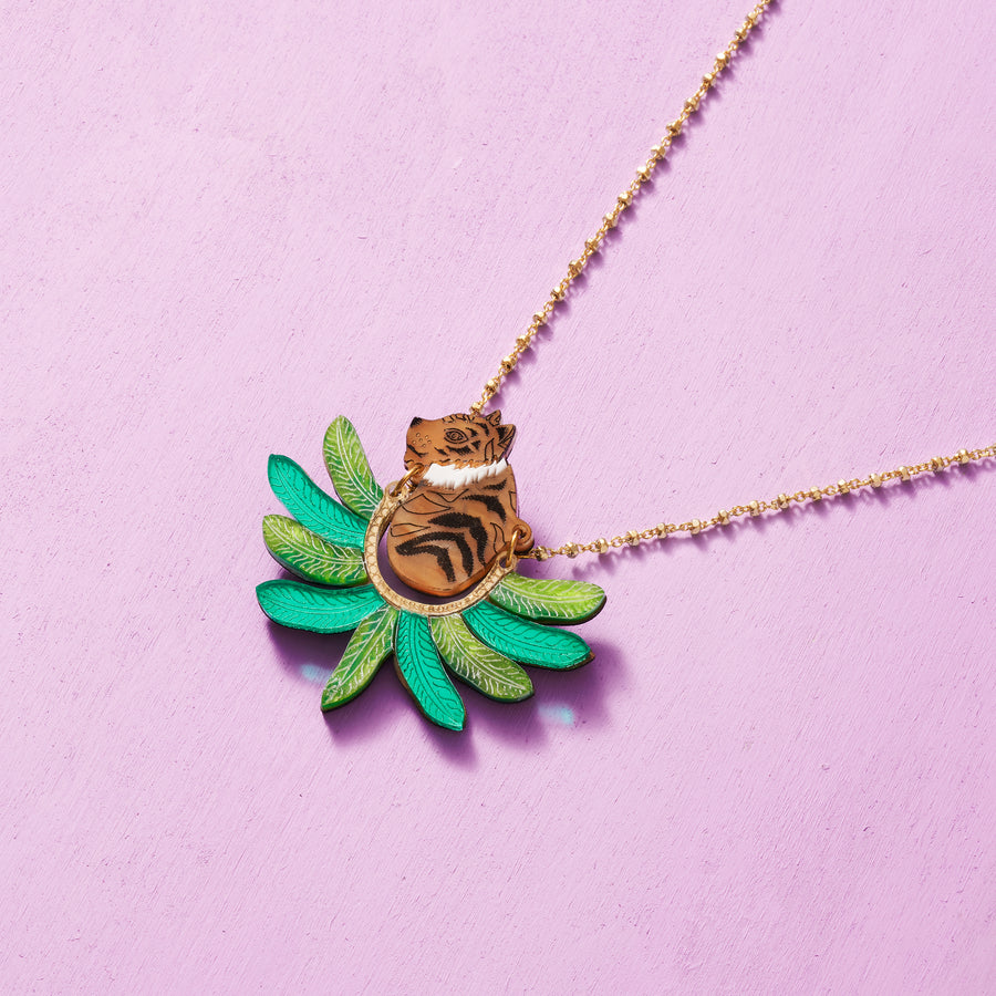 Sher Palm Necklace - Anisha Parmar London