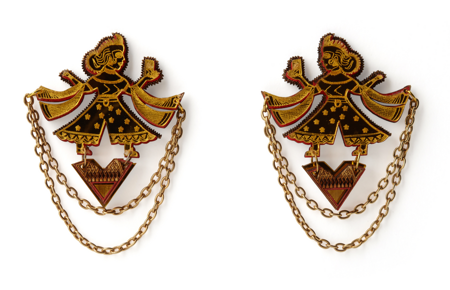 Cheap sales christmas earrings