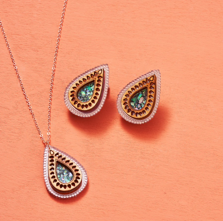 Large Pani Drop Studs - Anisha Parmar London