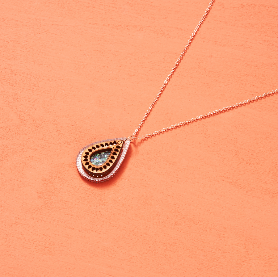 Layered Pani Drop Necklace - Anisha Parmar London