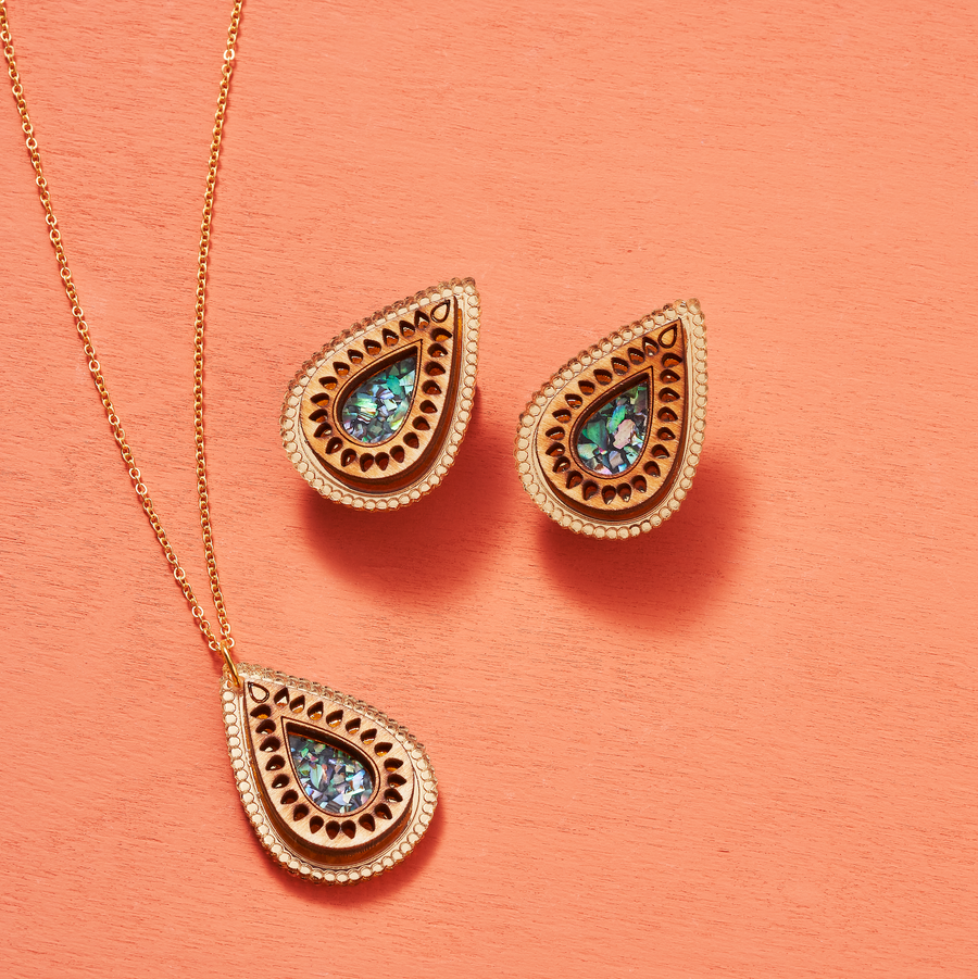 Layered Pani Drop Necklace - Anisha Parmar London
