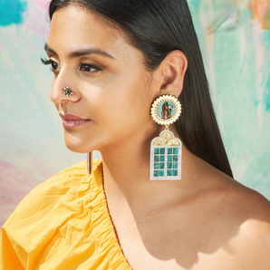 Paradise Statement Earrings - Anisha Parmar London