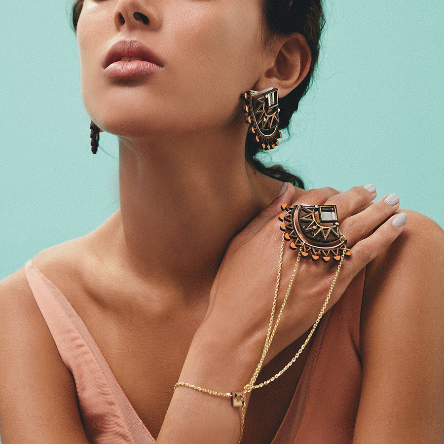 Simba Hand Chain - Anisha Parmar London
