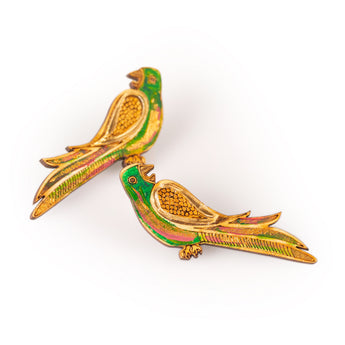 Large Parrot Studs - Anisha Parmar London
