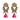 Parrot and Lotus statement Earrings - Anisha Parmar London