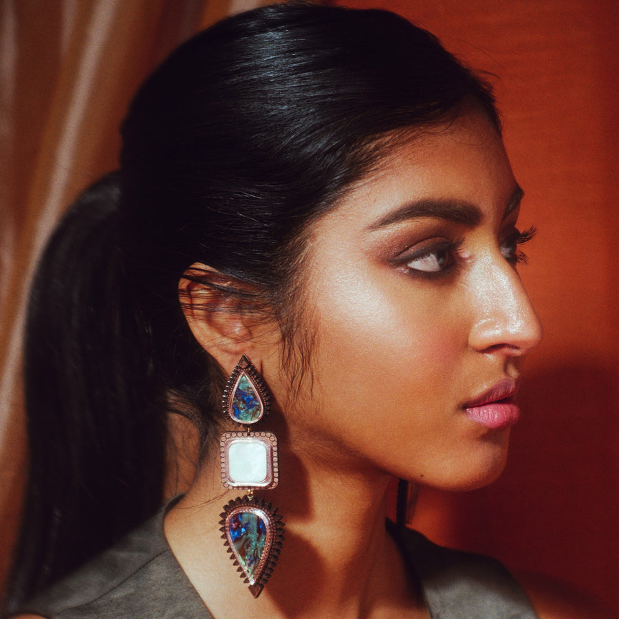 Sita Statement Earrings - Anisha Parmar London